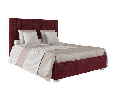 Кровать 120 мягк. Vitorio (Велюр Opera Wing (AT) - 2