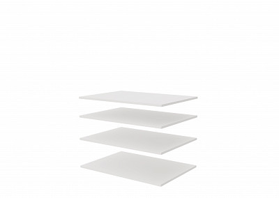 Полки для шкафа  1,0 "Balance" (Белый) /Gnt - 1