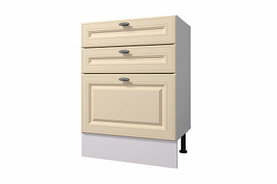 Тумба 60 (3ящ.) со столеш."Форд" (МДФ) (Тирамису Софт) /Gnt/Ev/М22ст - 1