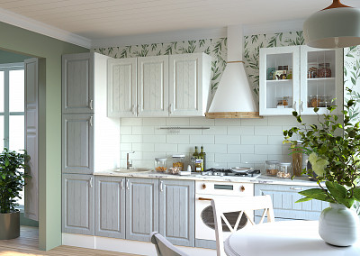 Тумба 45 без столеш. "Диана" (МДФ) (Вуд Серый) /Gnt/Pr/М17 - 3