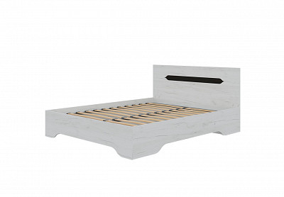 Кровать 1400 "Сеул" (Венге/Крафт белый) /Gnt/Вг - 2