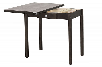 Стол с ящ. раскладной "Томми" (Венге/Цемент)/Эл - 3