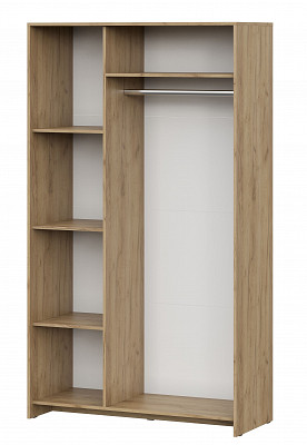 Шкаф 3-х дв.1,2 "Ромбус" (Дуб золотой / Камень тёмный) SV/NNM - 4