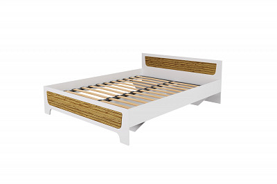 Спальный гарнитур 5 предм. "Бергамо" (Белый/Сосна гранд) Gnt/Ml - 3