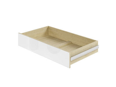 Ящик для кровати 800 "Лаворо" (Пикард/Белый глянец) D_Isl