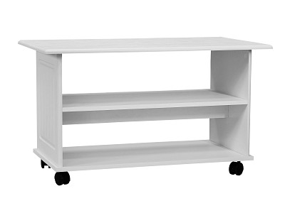 Стол журнальный "Леон"(МДФ)(Белый/Белое дерево)/Vs/МН-14 - 3