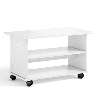 Стол журнальный "Родос"(МДФ)(Белый/Белое дерево)/Vs/АФ-14 - 2