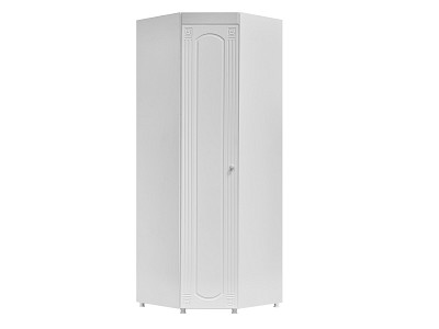 Шкаф угловой (410) "Родос"(МДФ)(Белый/Белое дерево)/Vs/АФ-65 - 4