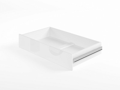 Ящик для кровати 800 "Лаворо" (Белый/Белый глянец) D_Isl