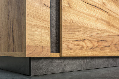 Тумба ТВ "Грант"(Дуб Крафт золотой/Камень тёмный)/Mb/Arch_10.86 - 4