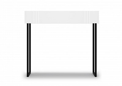 Стол косметический "Лилиан" (МДФ)  (Белый/Белый глянец) -Kr/Mrs - 2