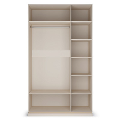 Шкаф 3х дверн. 1,35 "Маргарет" (МДФ)  (Сатин) -Kr/Kpr - 3