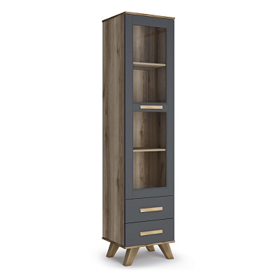 Гостиная L "Сканди" (МДФ) (Дуб Каньон/Силк флай)-Kr/Scnd - 4