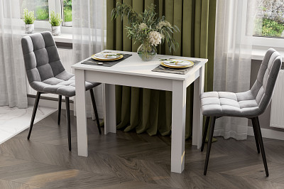 Табурет 32/43/32 "Ромбус" (Белый) SV/NNM - 2