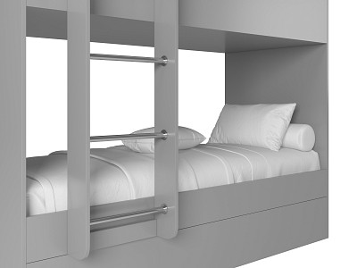 Кровать двухъярусная  "Лаворо"  (Венге/Выбеленный Дуб) EsandwichАМ - 4