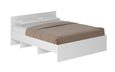 Кровать 1600 "Depo apart"(Белый) /Акция0342 - 1