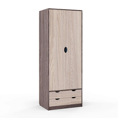 Шкаф 5 80х210 grand "Лаворо" (Анкор темный / Анкор светлый) /1719