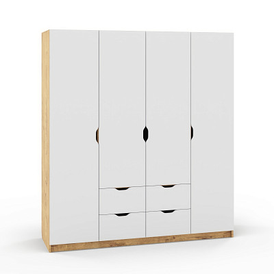 Шкаф 3 180х200 grand "Лаворо" (Дуб бунратти / Белый) /1717 - 1