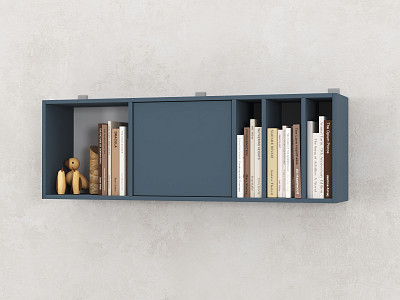 Шкаф 9 навесной 120х40 grand "Лаворо" (Маренго / Маренго) /1739