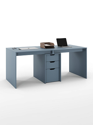 Стол письменный 180х80 grand "Лаворо" (Маренго / Маренго) /1844