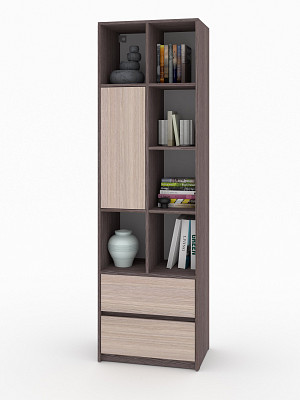 Шкаф 19 60х200 grand "Лаворо" (Анкор темный / Анкор светлый) /1918