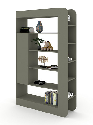 Стеллаж 120х190 alt "Лаворо" (Хаки / Хаки) /1964