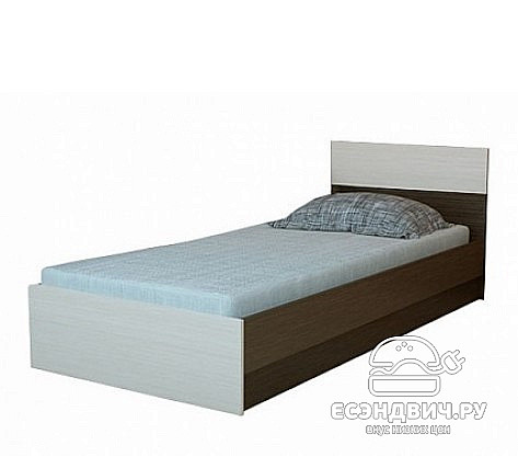 Кровать 800 "Hanny" (Венге/Дуб) /Gnt/Юн