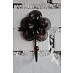 Коплект крючков (4 шт.) flower "Савой" (Металл цвет Античная бронза) Mb/H8044