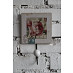 Коплект крючков (4 шт.) "Мио" (Металл/Ткань/Керамика с фотопеч.Роза) Mb/X9164