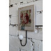 Коплект крючков (4 шт.) "Мио" (Металл/Ткань/Керамика с фотопеч.Роза) Mb/X9164