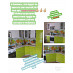 Кухня угловая 2,0х2,8 левая decorazione "Лакрима" (МДФ глянец) (Белый/Лайм) EsandwichDSVK3
