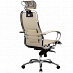 Кресло comfort  "Нэо" (Кожа NewLeather Бежевая/Хром)-Mt/K-2.02