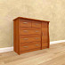 Комод porta "Лаворо" (Орех миланский) EsandwichAМ-КД4