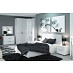 Спальный гарнитур 8 предм. "Argento"(МДФ)(Белый глянец /Экокожа Белая)-Tr-Ам