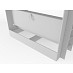 Кровать двухъярусная с диваном "Лаворо" (Слива валлис/Слива валлис/Рогожка Excel Malt (AT)) D
