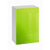Шкаф 500 "Лакрима" (МДФ металлик) (Зеленый) /DSV/Olv/П500