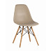 Стул eames "Дэнвер" (Пластик Бежевый/Дерево)/SG/DSW