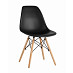 Стул eames "Дэнвер" (Пластик Черный/Дерево)/SG/DSW