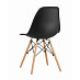 Стул eames "Дэнвер" (Пластик Черный/Дерево)/SG/DSW