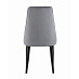 Стул "Ларс" (Велюр Серый/Металл Черный)/SG/Lrg