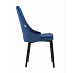 Стул "Ларс" (Велюр Синий/Металл Черный)/SG/Lrg