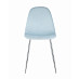 Стул "Лора" (Велюр Пыльно-голубой/Металл цвет Хром)/SG/Vl