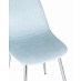 Стул "Лора" (Велюр Пыльно-голубой/Металл цвет Хром)/SG/Vl