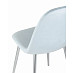 Стул "Лора" (Велюр Пыльно-голубой/Металл цвет Хром)/SG/Vl