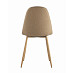 Стул "Лора" (Рогожка Бежевая/Металл имитация дерева)/SG/Vl