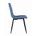 Стул "Отто" (Рогожка Синяя/Металл Черный)/SG/Vlt
