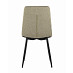 Стул "Отто" (Рогожка Тёмно-бежевая/Металл Черный)/SG/Vlt