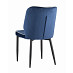 Стул "Райан" (Велюр Синий/Металл черный)/SG/Lrn