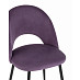 Стул "Ханна" (Велюр Фиолетовый/Металл Черный)/SG/Sf
