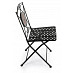 Стул складной mosaic "Патио" (Металл Черный/Мозаика Квадрат) Tch/9972
